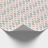 aztecスタイルの幾何学的パターン ラッピングペーパー (角)