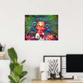 aztecプリンセスポスター ポスター (ホームオフィス)