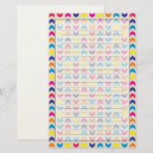 Aztec Chevron colorful 便箋 (正面/裏面)
