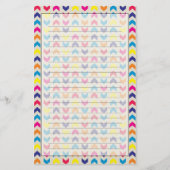 Aztec Chevron colorful 便箋 (正面)