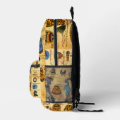 Aztec Codex Mendoza Native American Design プリントバックパック (右)