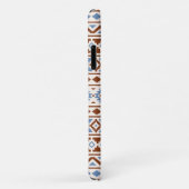 Aztec Essence Pattern II Rust Blue Cream Case-Mate iPhoneケース (裏面/右)