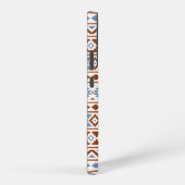 Aztec Essence Pattern II Rust Blue Cream Samsung Galaxyケース (右側面)
