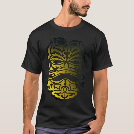 Aztec Gold Skull Tシャツ (正面)