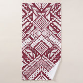 Aztec seamless pattern バスタオル (バスタオル)