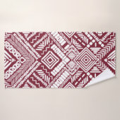 Aztec seamless pattern バスタオル (バスタオル)