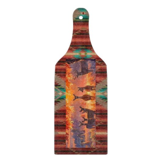 Aztec Sunset カッティングボード (正面)