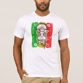 Aztecaのワイシャツのラテンアメリカ系のスタイルCamiseta Tシャツ (正面)