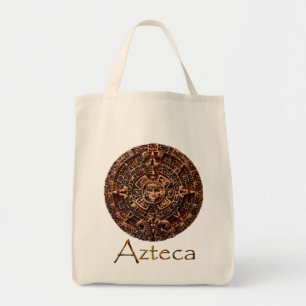 AZTECA to Mayan – サンアステカカレンダーアートデザイン トートバッグ
