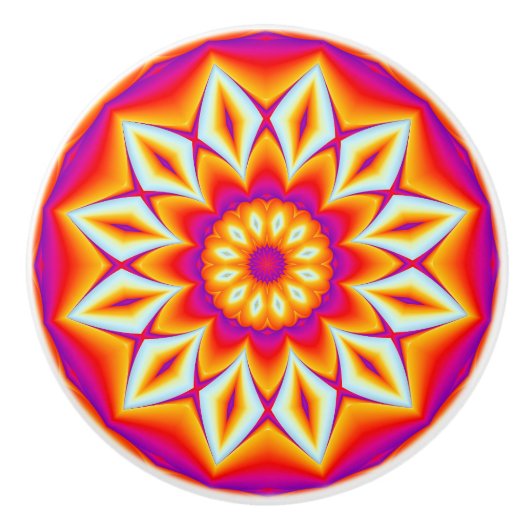 Azteccの陶磁器のノブ セラミックノブ (正面)