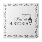 Azujejo Rios de História タイル (正面)