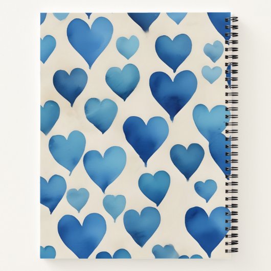 Azul de Corazón ノートブック (裏面)