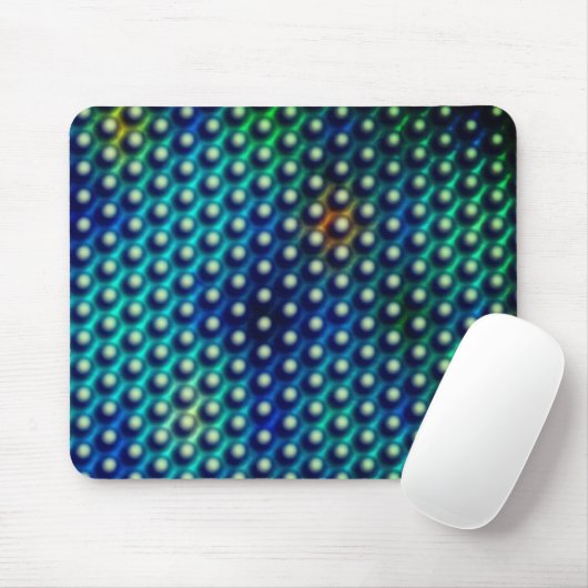 Azul esverdeado com 'esferas em related' マウスパッド (マウス)