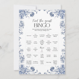  azul presupuesto Bridgerton Bridal Shower Game 招待状