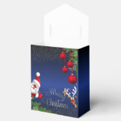  azul Royal degradado de papá Noel フェイバーボックス (オープン)
