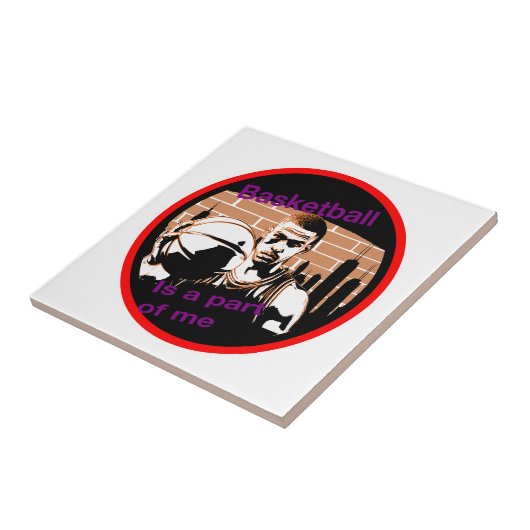 Azuleijo Basketball is a part of me タイル (側面)