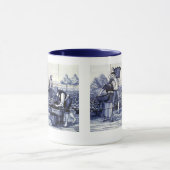 Azulejoのワインの収穫のマグ マグカップ (中央)