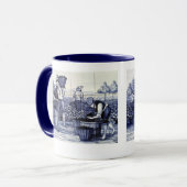 Azulejoのワインの収穫のマグ マグカップ (正面左)