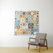 Azulejoポルトガル数々のタイル: – カラーヴィンテージ タペストリー (インサイチュ(横))