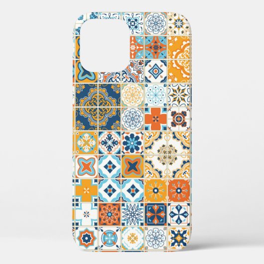 Azulejoポルトガル数々のタイル: – カラーヴィンテージ Case-Mate iPhoneケース (裏面)