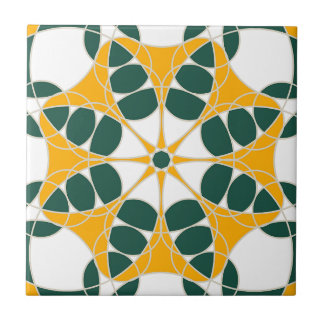 Azulejo Amarillo y Verde タイル