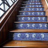 Azulejo Blue Pimpernelシームレス2/2 William Morris タイル