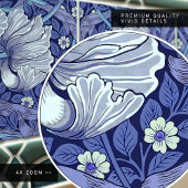 Azulejo Blue Pimpernelシームレス2/2 William Morris タイル