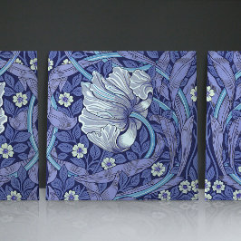 Azulejo Blue Pimpernelシームレス2/2 William Morris タイル
