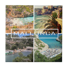 azulejo calas y playas de Mallorca - Majorca タイル