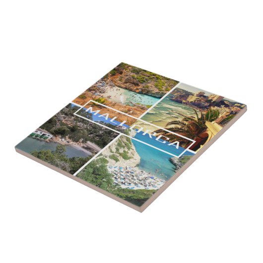 azulejo calas y playas de Mallorca - Majorca タイル (側面)