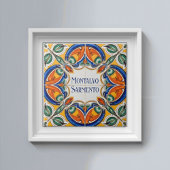 Azulejo Colorful Custom Name Plate Plaque Sign タイル