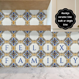 Azulejo Colorful Custom Name Plate Plaque Sign  タイル