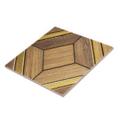 Azulejo de cerámica, diseño de madera  タイル (側面)