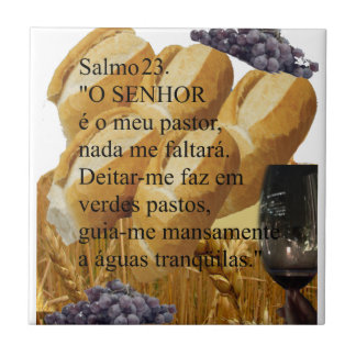 Azulejo de cerâmica | Salmo 23 タイル