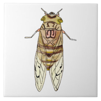 Azulejo de cigarra gigante タイル