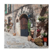 azulejo de Valldemossa en la isla de Mallorca タイル (正面)