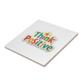 Azulejo Decorativo Think Positive タイル (側面)