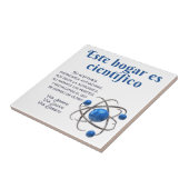 AZULEJO ESTE HOGAR ES CIENTÍFICO タイル (側面)