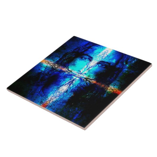 Azulejo Jesus Cristo Árvore da Vida タイル (側面)