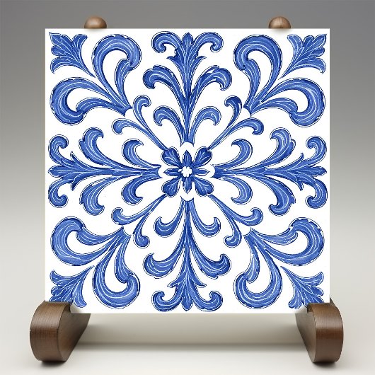 Azulejo Lisbon Patterned Talavera Ceramic Design タイル