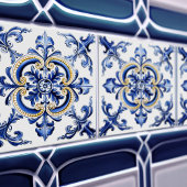 Azulejo Lisbon Patterned Talavera Ceramic Design タイル