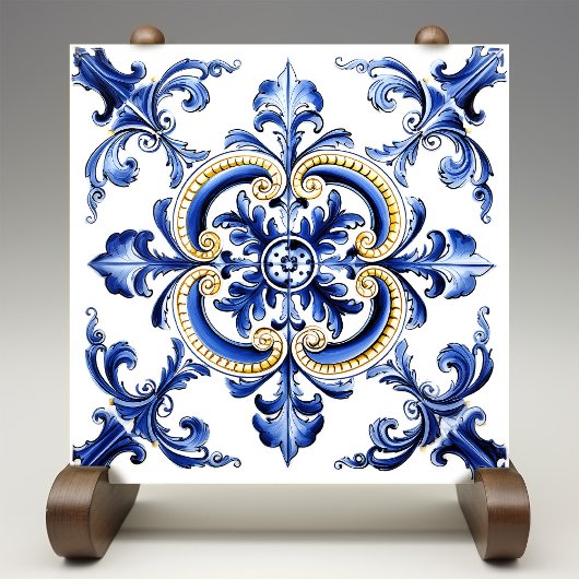 Azulejo Lisbon Patterned Talavera Ceramic Design タイル