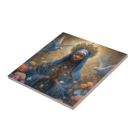 Azulejo Nossa Senhora Aparecida タイル (側面)