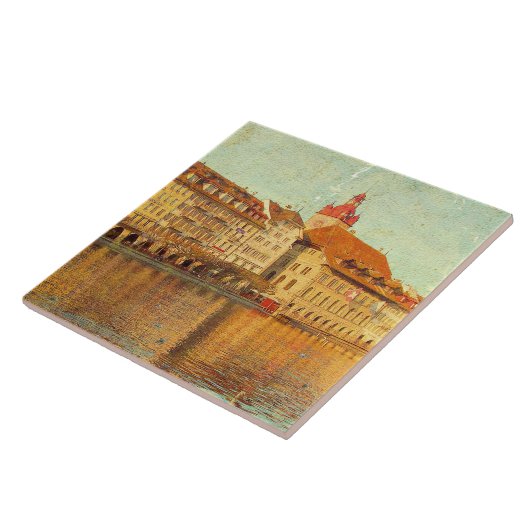 Azulejo Polaroids from Lucerne タイル (側面)