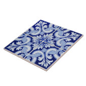 Azulejo Portuguese Mediterranean Blue White  タイル (側面)