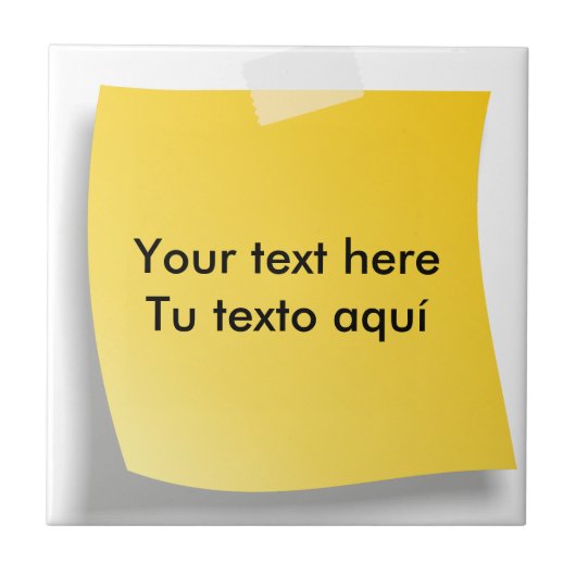 Azulejo post-it タイル (正面)