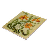 Azulejo Tile art nouveau style decorative fireplac タイル (側面)