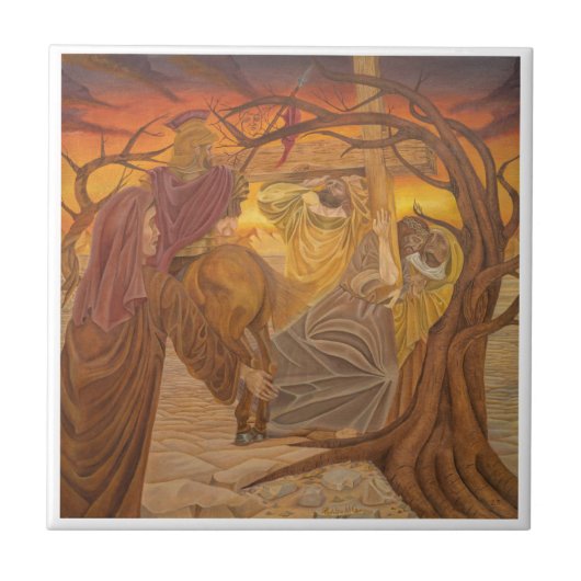 Azulejo - Via Crucis タイル (正面)