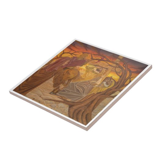 Azulejo - Via Crucis タイル (側面)