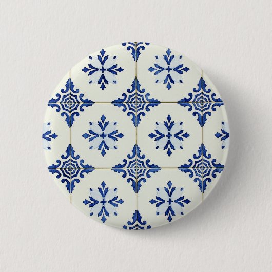 Azulejos 缶バッジ (正面)